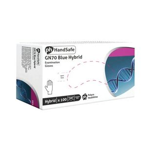 Shield Vinyl/Nitrile Mix Powder Free Gloves Medium (100 Pack) GN70