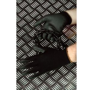 Polyco GH100 PU Coated Nylon Gloves Size 9 1 Pair Black GH0009
