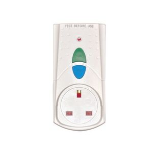 RCD Safety Plug White (Takes 3000 up to Watts and 13 Amps) PB5000