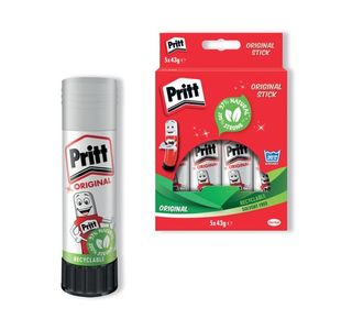 Pritt Stick Original Glue Stick 43g (Pack of 5) 1456072