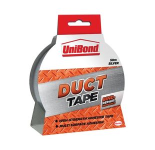 Unibond Duct Tape 50mmx50m Silver