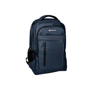 Monolith 15.6 Inch Business Commuter Laptop Backpack USB/Headphone Port Navy Blue 9114B