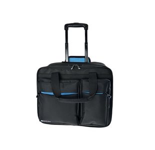 Monolith 15.6 Inch Blueline Wheeled Laptop Case Black/Blue 3317