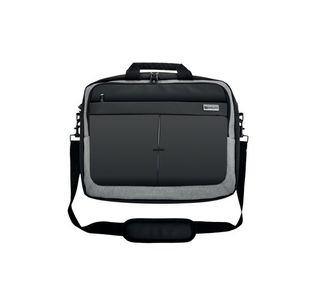 Monolith Business Laptop Briefcase 15.6 Inch Two Tone Black/Grey 2000001501