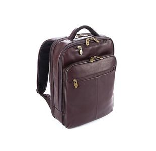 Falcon Laptop Backpack Full Grain Luxury Leather Brown FI6706