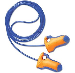 Honeywell Laser Trak Detectable Corded Earplugs (Pack of 100) Orange HL3301167