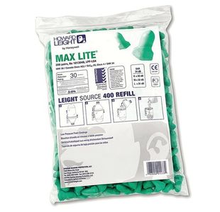 Honeywell MaxLite LS400 Earplug Refill (Pack of 200) Green HL1013048