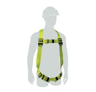 Honeywell H100 1 Point Safety Harness Yellow One Size HW1036293