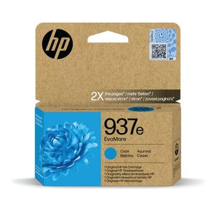 HP 937E EvoMore Original Ink Cartridge High Yield Cyan 4S6W6NE