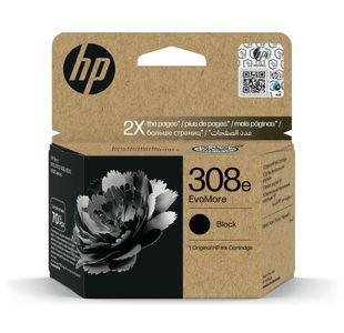HP 308e EvoMore Original Ink Cartridge Black 7FP22UE