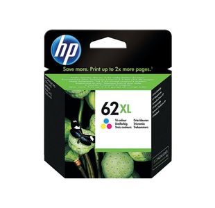 HP 62XL Original Ink Cartridge High Yield Tri-color C2P07AE