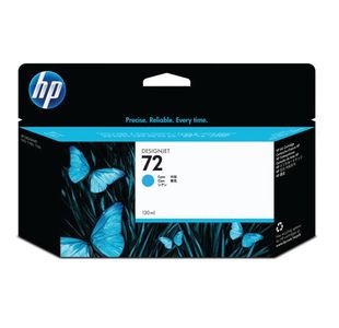 HP 72 DesignJet Ink Cartridge 130-ml Cyan C9371A