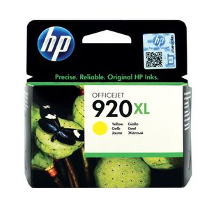 HP 920XL Original Ink Cartridge High Yield Yellow CD974AE