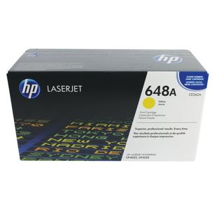 HP 648A Original LaserJet Toner Cartridge Yellow CE262A