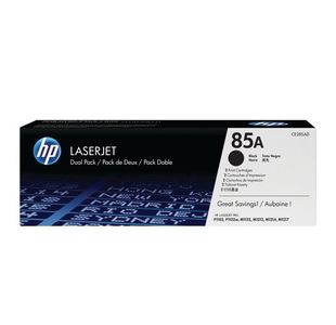 HP 85A Original LaserJet Toner Cartridge Black 2-pack CE285AD