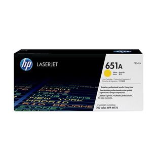 HP 651A Original LaserJet Toner Cartridge Yellow CE342A