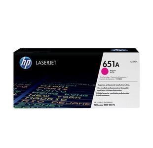 HP 651A Original LaserJet Toner Cartridge Magenta CE343A