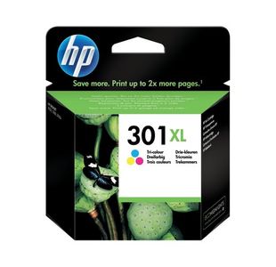 HP 301XL Original Ink Cartridge High Yield Tri-color CH564EE