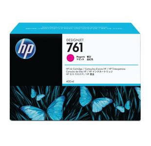 HP 761 DesignJet Ink Cartridge 400-ml Magenta CM993A