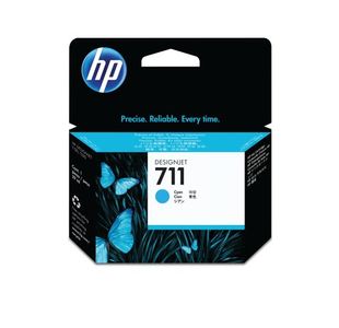 HP 711 DesignJet Ink Cartridge 29-ml Cyan CZ130A