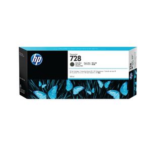 HP 728 DesignJet Ink Cartridge 300-ml Matte Black F9J68A
