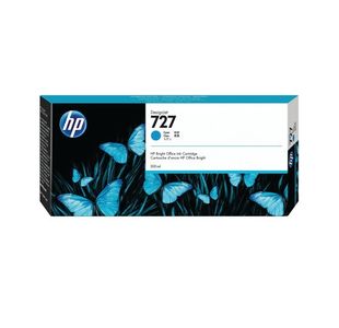 HP 727 DesignJet Ink Cartridge 300-ml Cyan F9J76A