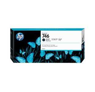 HP 746 Original Ink Cartridge 300-ml Matte Black P2V83A
