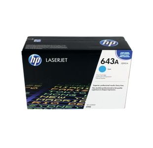 HP 643A Original LaserJet Toner Cartridge Cyan Q5951A