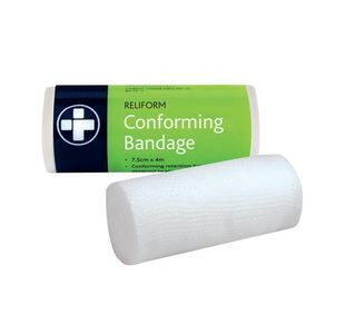 Reliance Medical Reliform Conforming Bandage 75mm x 4m (10 Pack) 432