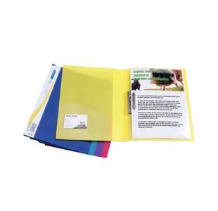 Rapesco Clamp Binder A4 Assorted (Pack of 10) 0793