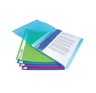 Rapesco Flexi Display Book 20 Pocket A4 Assorted (Pack of 10) 0916