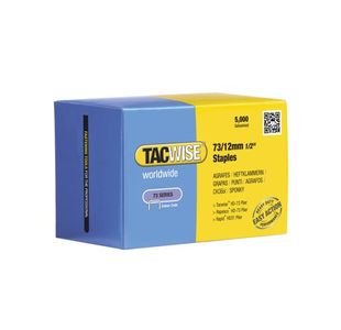 Tacwise 73/12mm Staples Galvanised Chisel Point (Pack of 5000) 0457