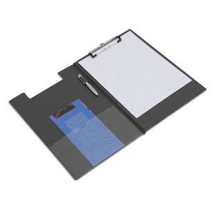 Rapesco Foldover Clipboard Foolscap Black VFDCB0L3
