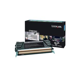 Lexmark C746/8 Return Programme 12K Toner Cartridge High Yield Black C746H1KG