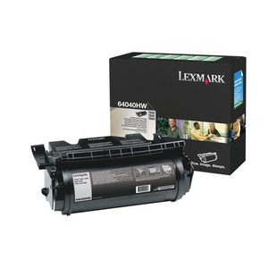 Lexmark T640 21K Toner Cartridge High Yield Black 64040HW