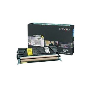 Lexmark C522 Return Programme 3K Toner Cartridge Yellow C5220YS