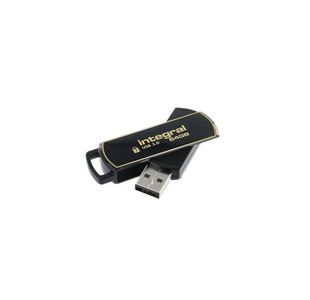 Integral Secure 360 Encrypted USB 3.0 64GB Drive IINFD64GB360SEC3