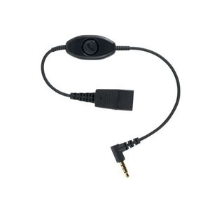Jabra Quick Disconnect (QD) to 2.5mm Jack Cord with Answer/End Button 8800-00-55