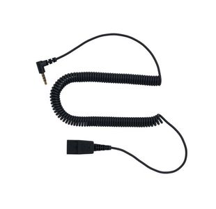 Jabra Quick Disconnect (QD) to 2.5mm Jack Coiled Cord 2m 8800-01-46