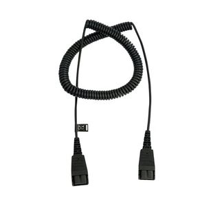 Jabra Quick Disconnect (QD) to Quick Disconnect (QD) Extension Coiled Cord 2m 8730-009