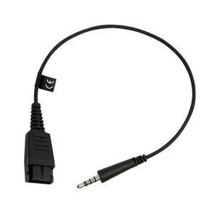 Jabra Quick Disconnect (QD) to Straight 3.5mm Jack Cord 8800-00-99