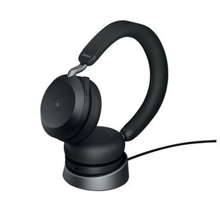 Jabra Evolve2 75 USB-C Headset with Charging Stand Microsoft Teams Versions Black 27599-999-889
