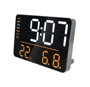 Unilux Numi Digital Wall Clock Black 400206176