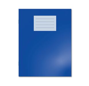 Hamelin Oxford Exercise Book 8mm Lined 80 Page 229x178mm Dark Blue (Pack of 100) 400148907