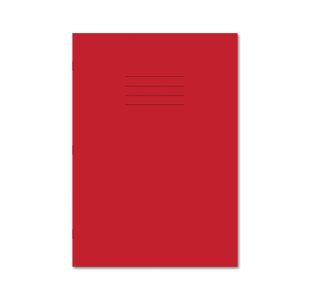 Hamelin Handwriting Book 4/16mm Lined 80 Page A4 Red (Pack of 50) 400185756