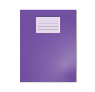 Hamelin Oxford Exercise Book 8mm Lined 80 Page 229x178mm Purple (Pack of 100) 400136123
