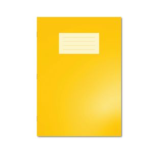 Hamelin Oxford Exercise Book 8mm Lined 80 Page A4 Yellow (Pack of 50) 400136166