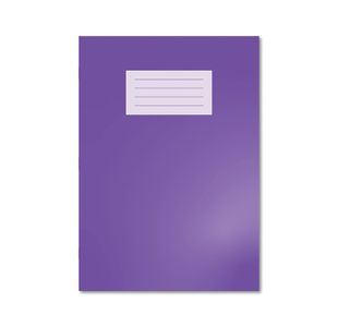 Hamelin Oxford Exercise Book 8mm Lined 80 Page A4 Purple (Pack of 50) 400136169