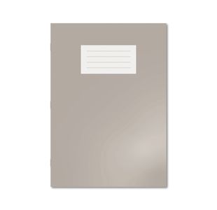 Hamelin Oxford Exercise Book 8mm Lined 80 Page A4 Grey (Pack of 50) 400136190