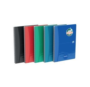 Oxford Oceanis Wirebound Notebook Ruled A4 Assorted (Pack of 5) 400178653